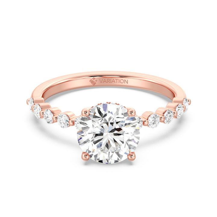 Round Engagement Ring
