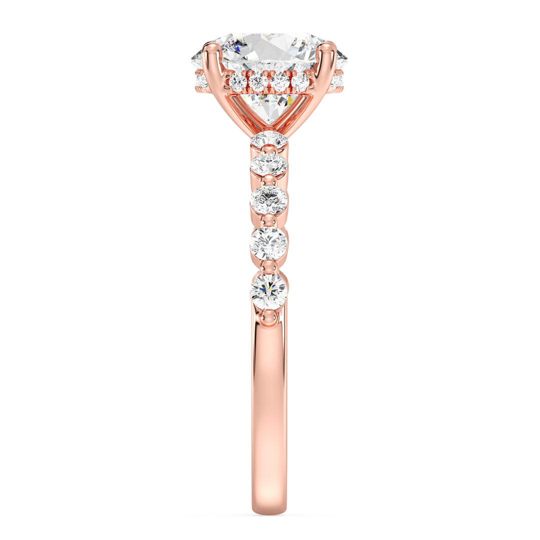 Round Engagement Ring