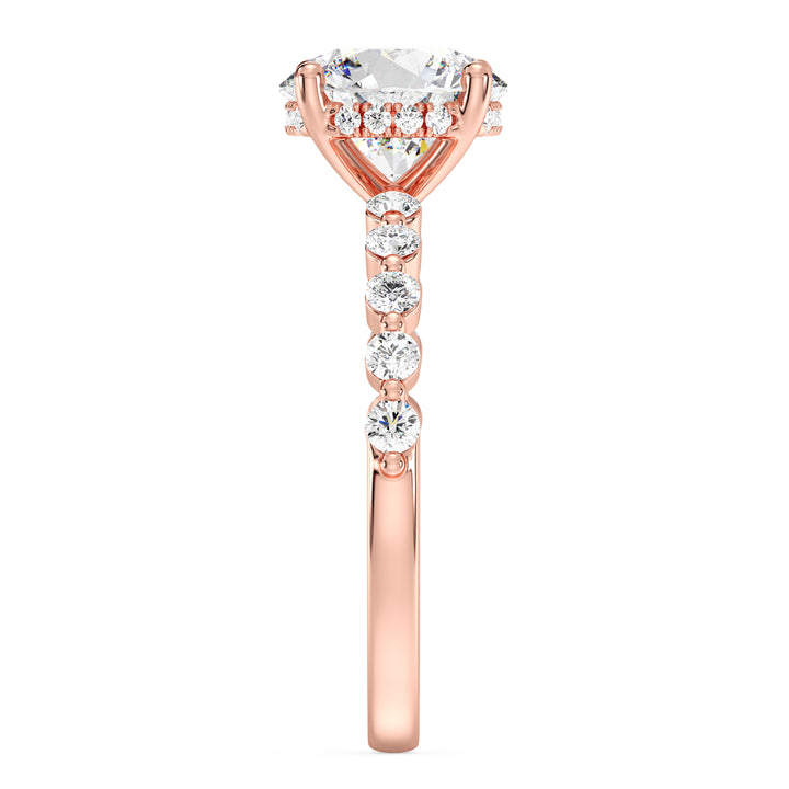 Round Engagement Ring