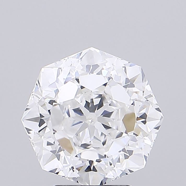 This 3.03 carat Octagonal Cut Lab Grown Diamond features a premium E color grade, exceptional VVS2 clarity, and a distinctive Octagonal Cut design that delivers extraordinary brilliance with a modern geometric appearance. IGI certified and grown