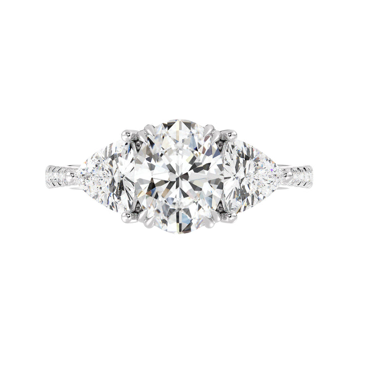 Three Stone Engagement Ring