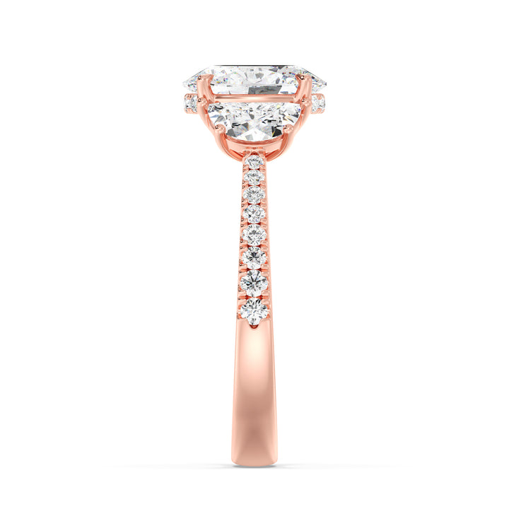 Three Stone Engagement Ring