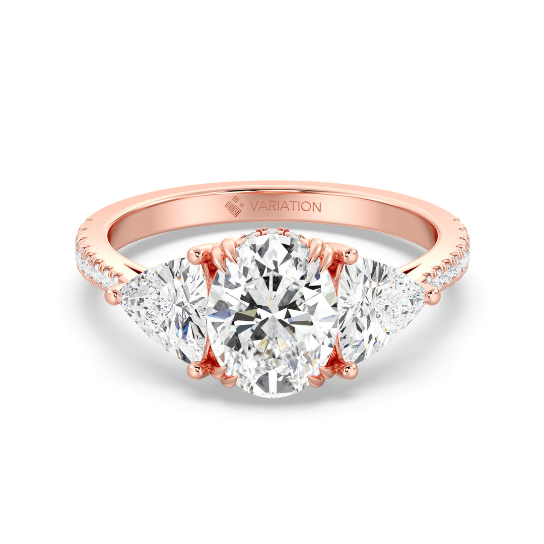 Three Stone Engagement Ring