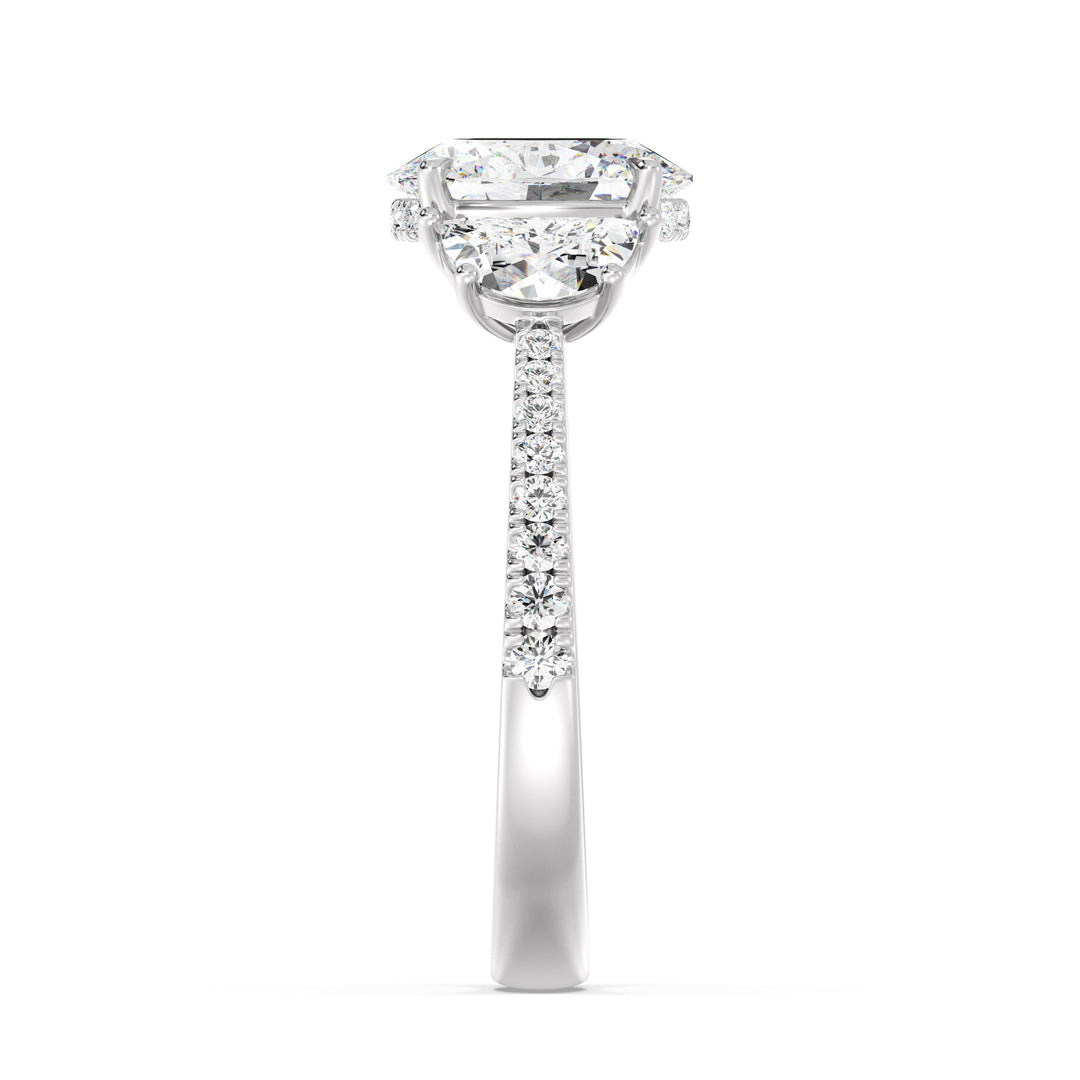 Three Stone Engagement Ring