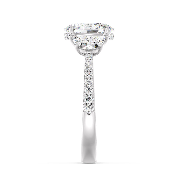 Three Stone Engagement Ring