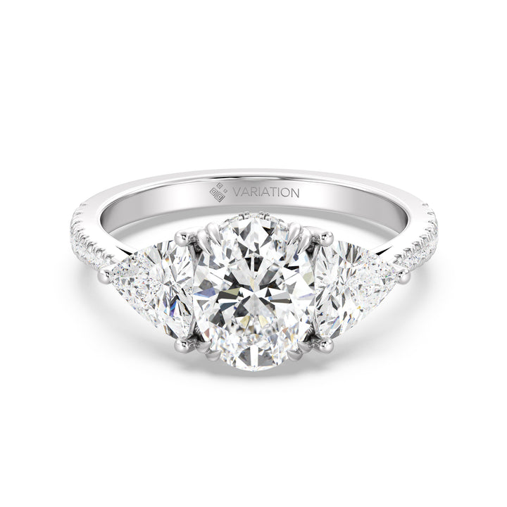 Three Stone Engagement Ring