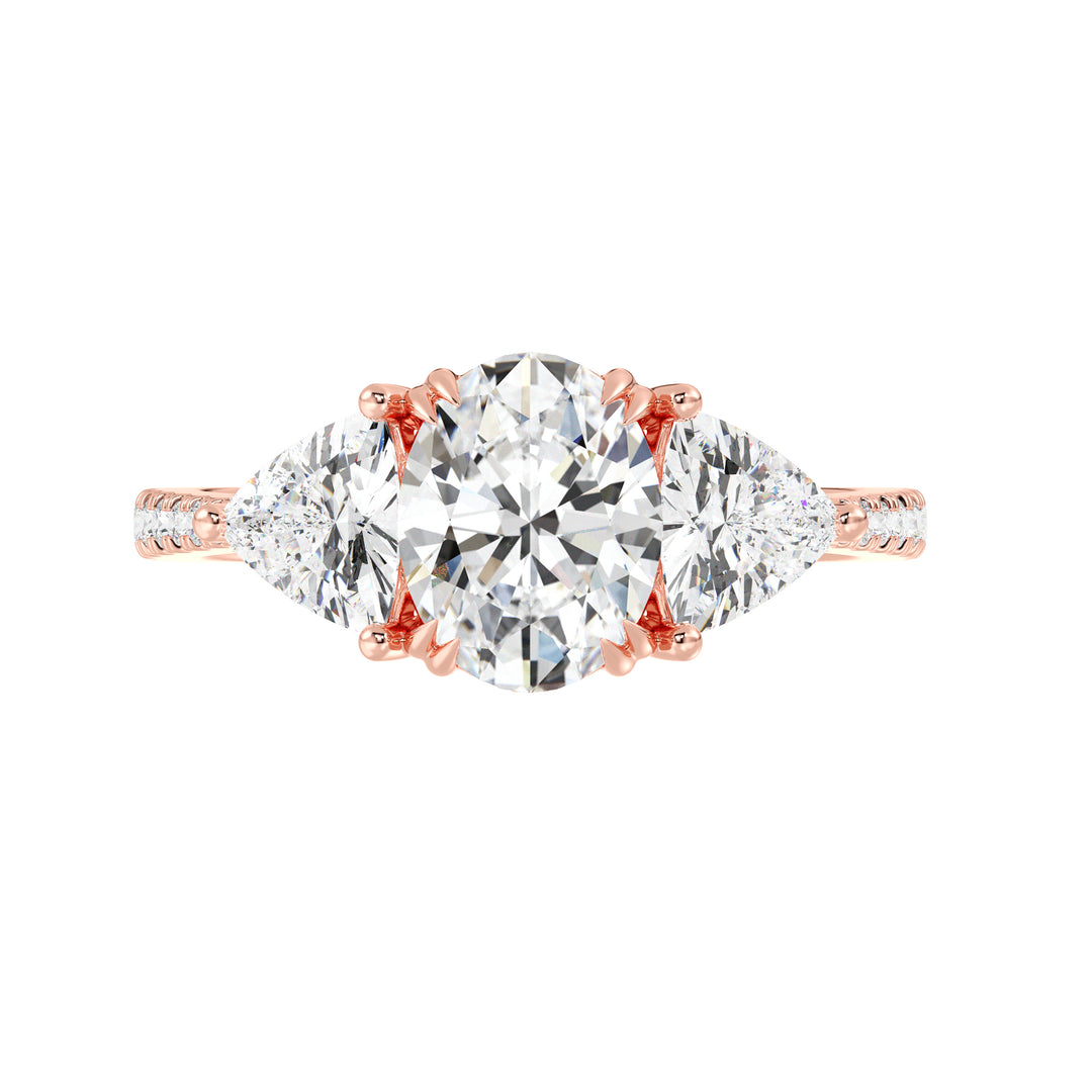 Three Stone Engagement Ring