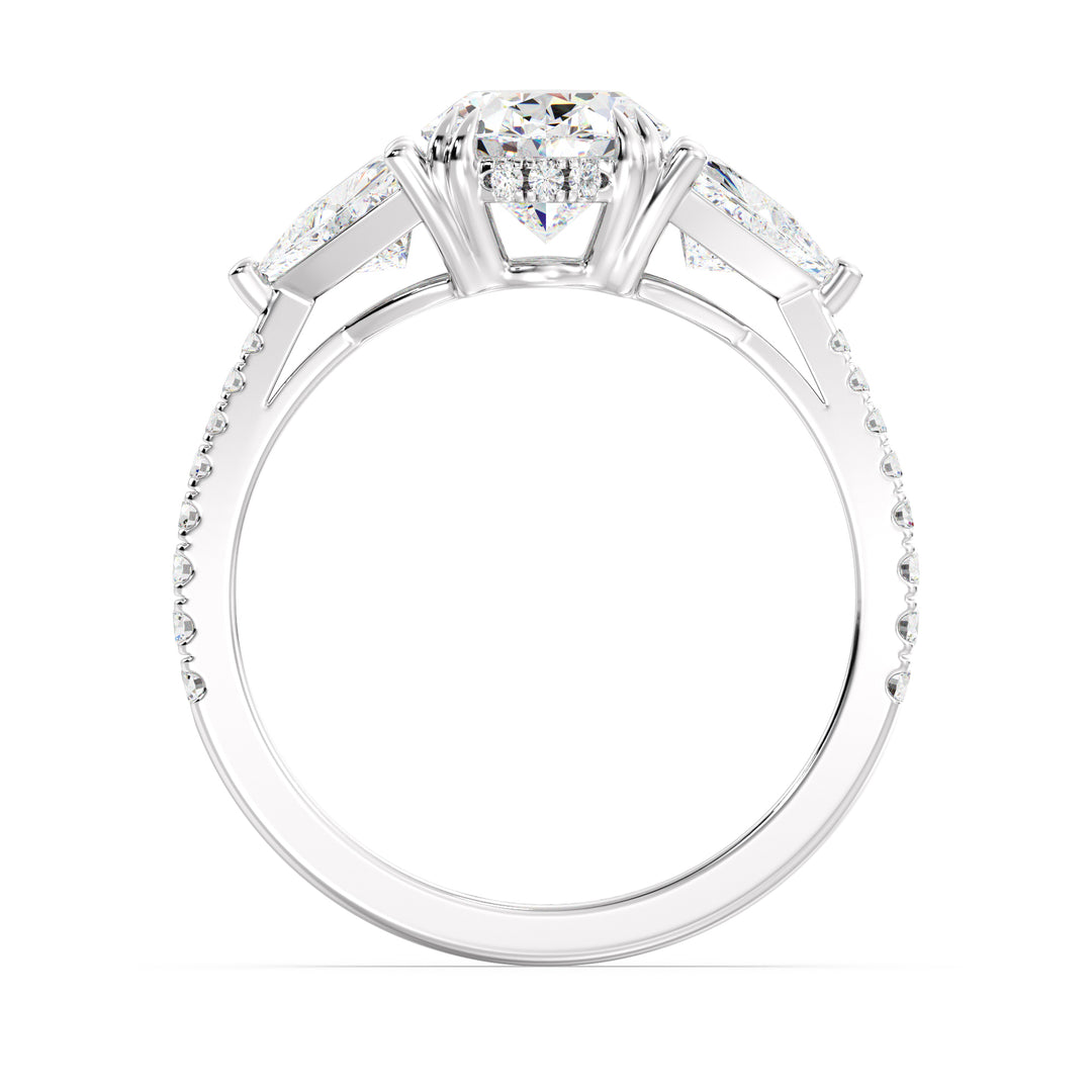 Three Stone Engagement Ring