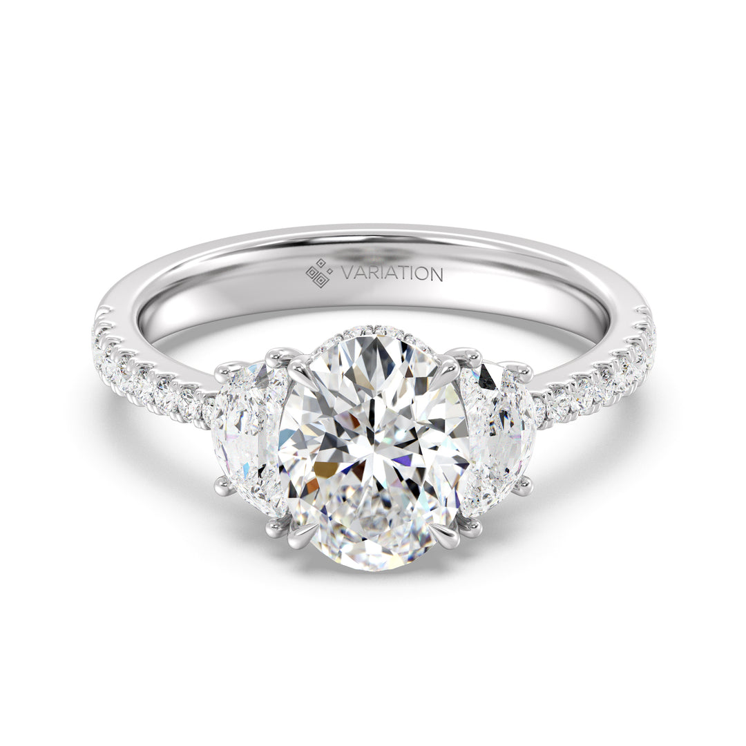 Three Stone Engagement Ring