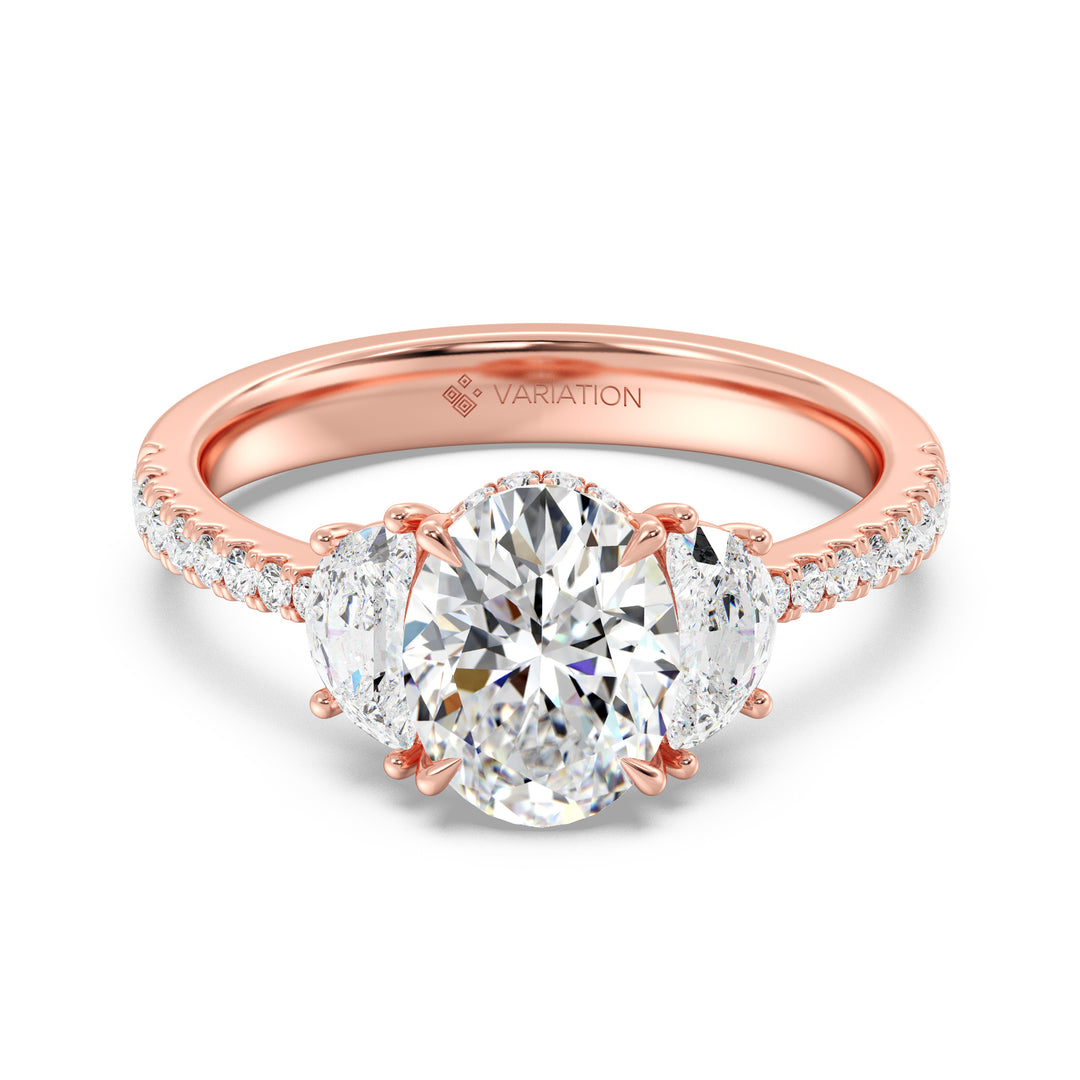 Three Stone Engagement Ring