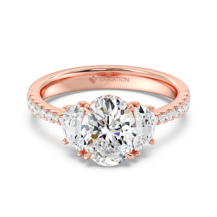 Three Stone Engagement Ring