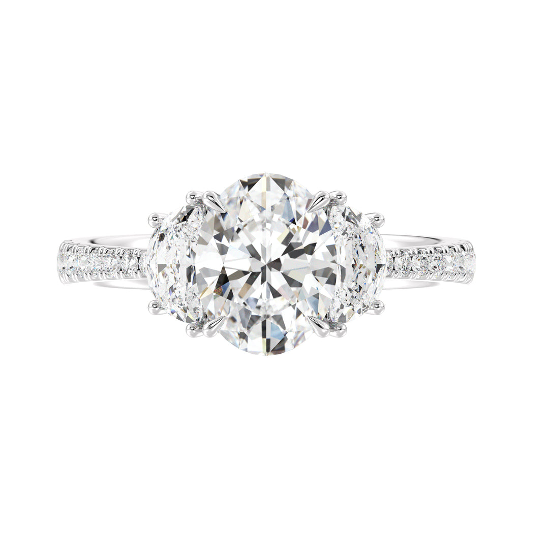 Three Stone Engagement Ring