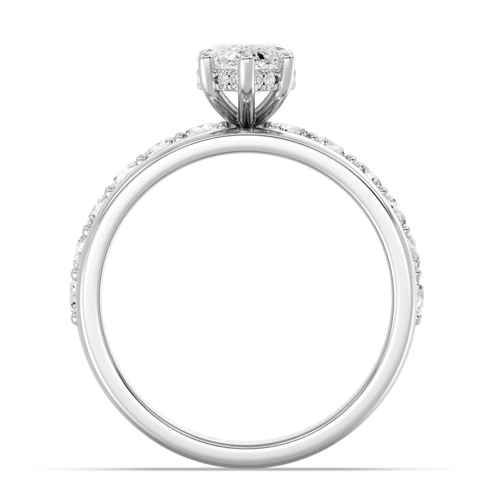 Triple Band Engagement Ring