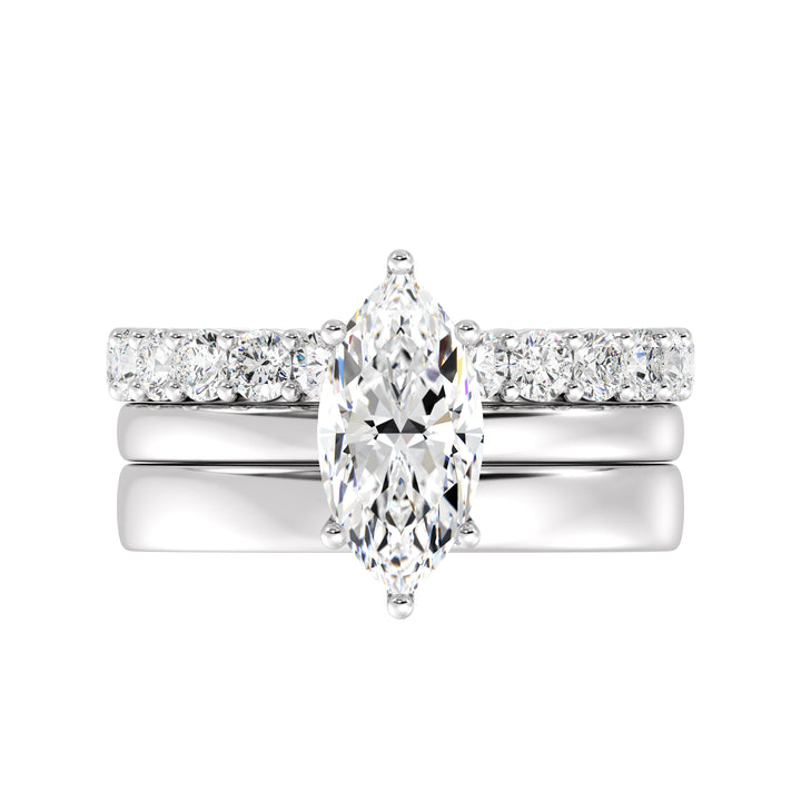 Triple Band Engagement Ring