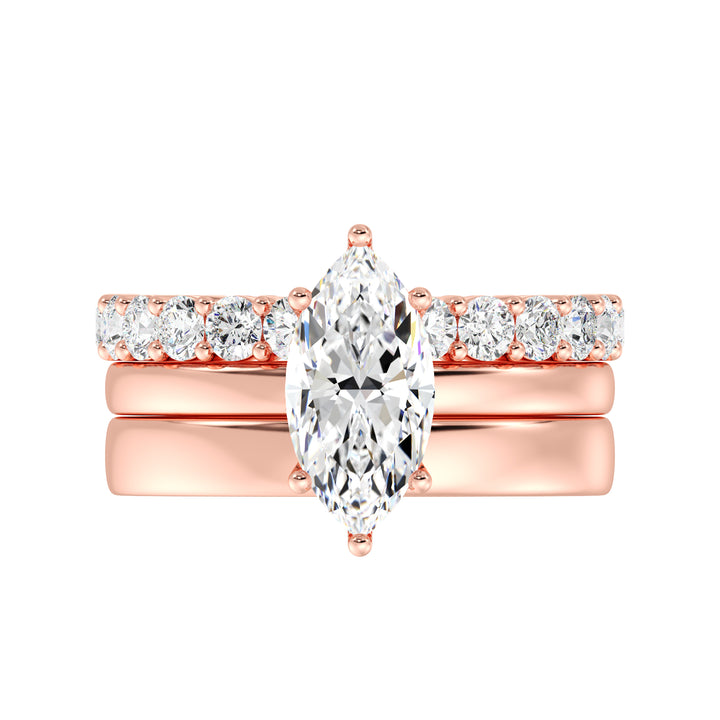 Triple Band Engagement Ring