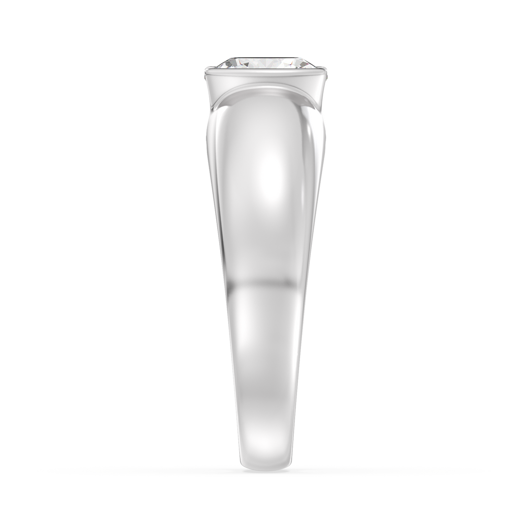 Cushion Solitaire Ring