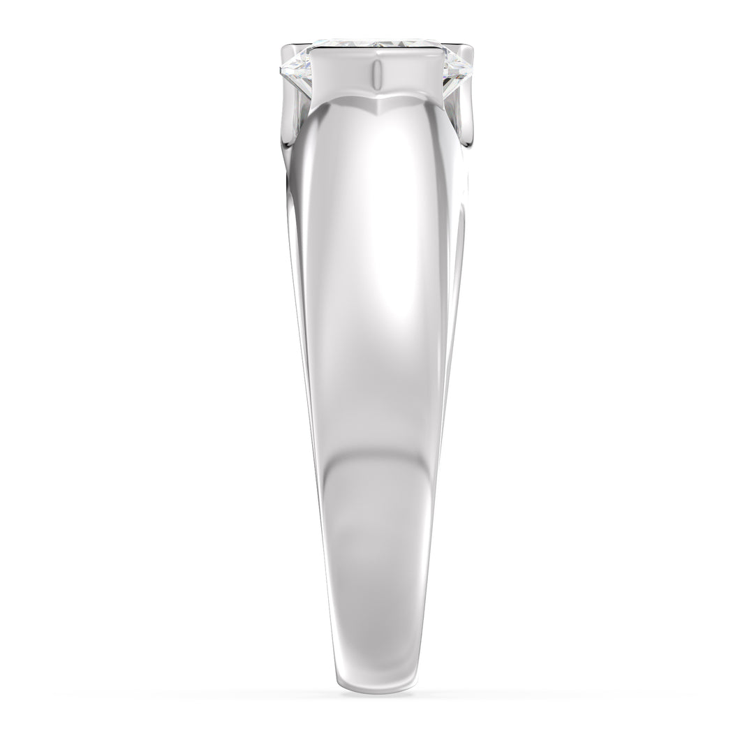 Pear Solitaire Ring