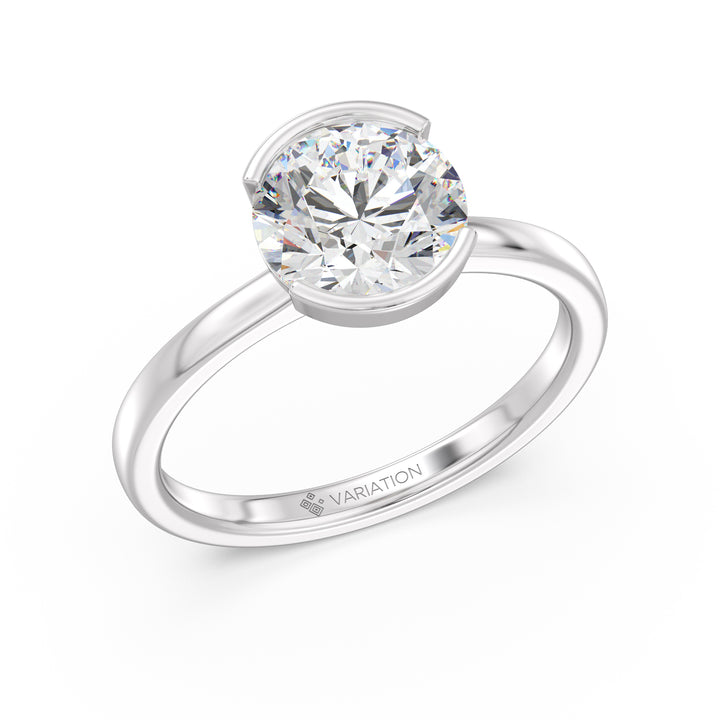 2 Carat Round Solitaire Ring