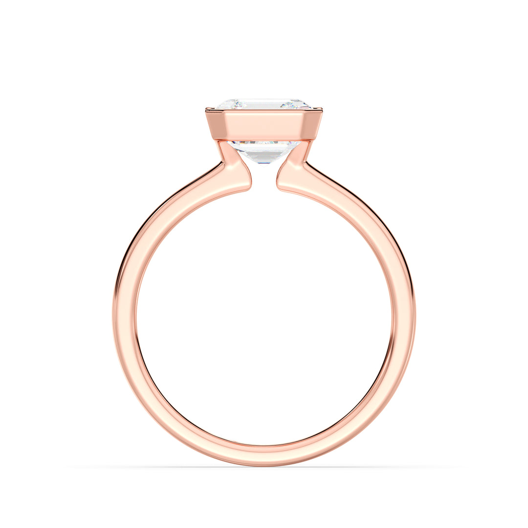 Asscher Cut Solitaire Ring