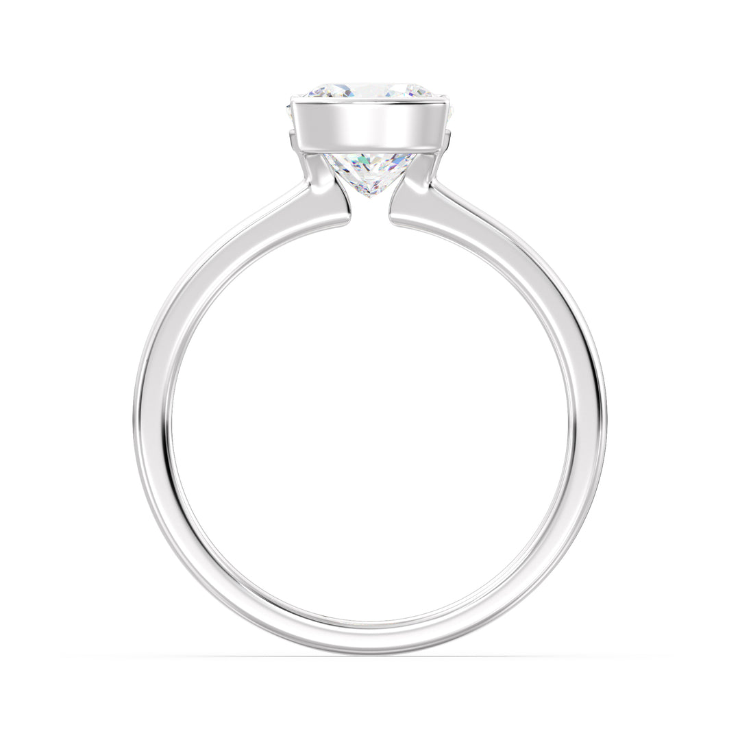Cushion Solitaire Ring