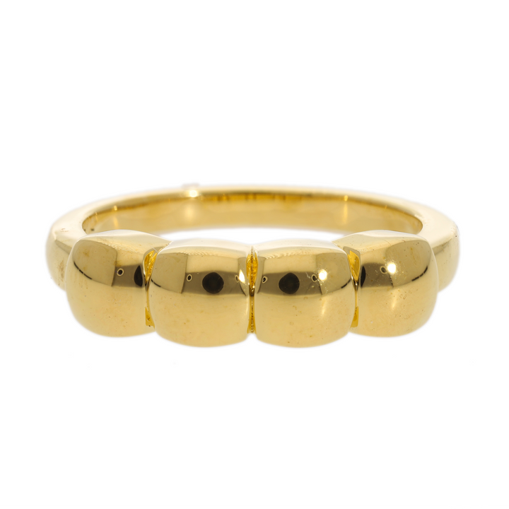 Gold Vermeil Chunky Cubic Zirconia Ring