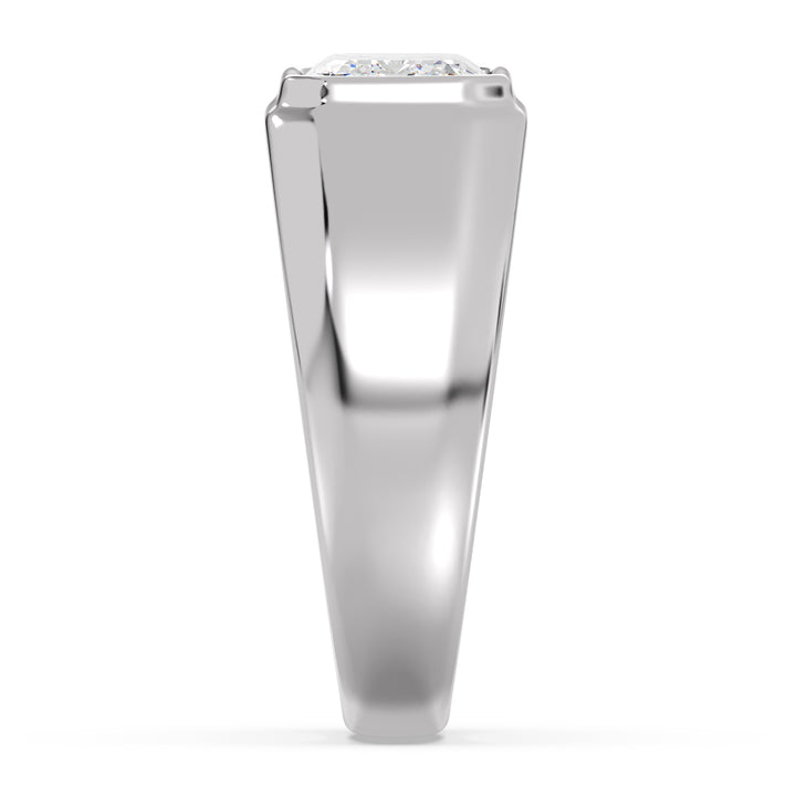 Bague de fiançailles en diamant taille princesse cultivée en laboratoire 1,50 CT D/VS2 certifiée IGI avec halo caché