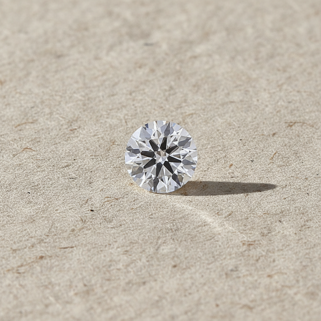 2.01 Carat Round D VVS1 Lab Grown Diamond Ideal Cut IGI Certified