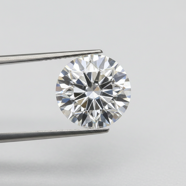 IGI Certified 9.00 Ct F Color VS1 Round CVD Diamond with 13.21mm Diameter