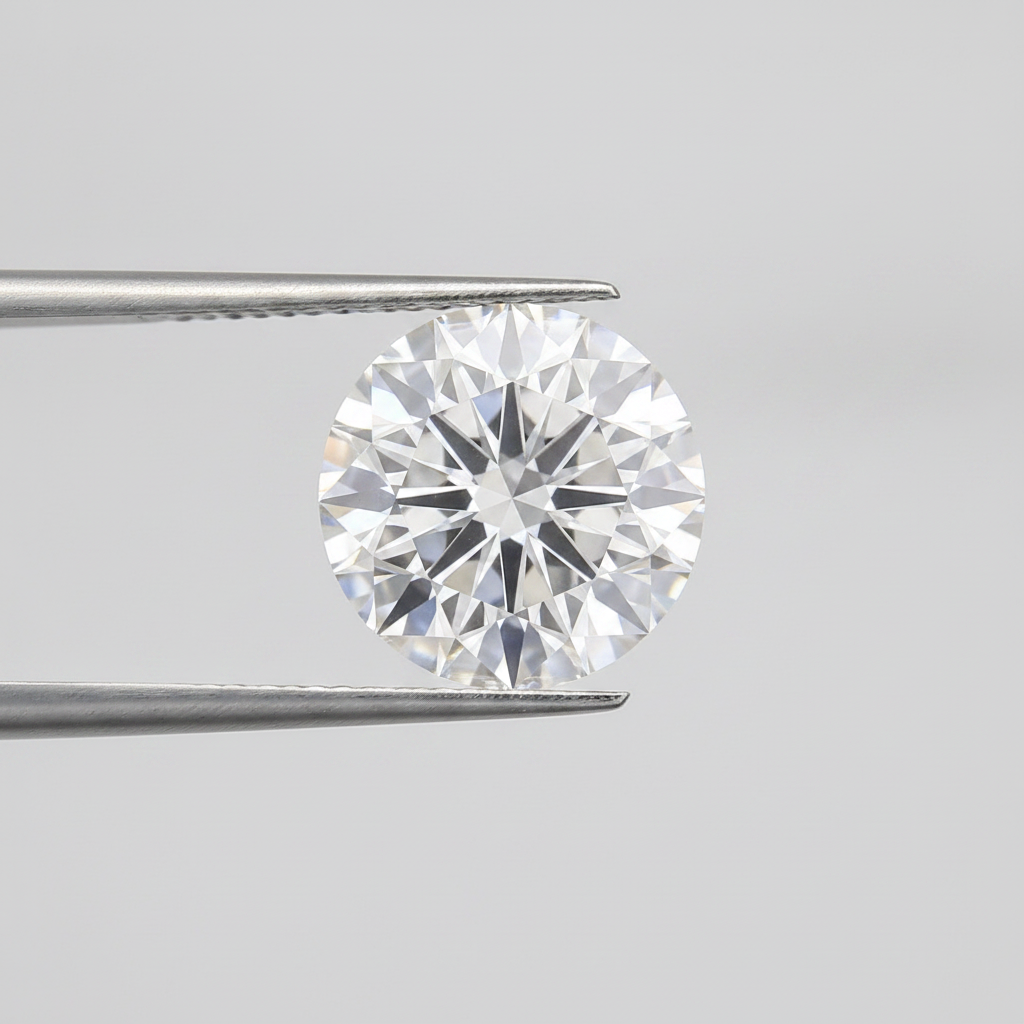 IGI Certified 9.00 Ct E Color VS2 Round CVD Diamond with 13.28mm Spread