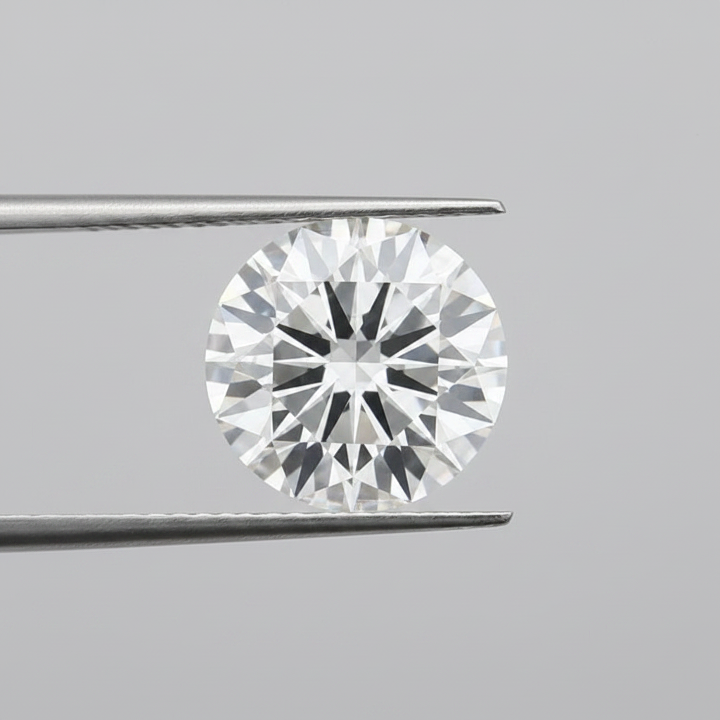 IGI Certified 4.78 Ct F Color VVS1 Round CVD Diamond with 10.86mm Diameter