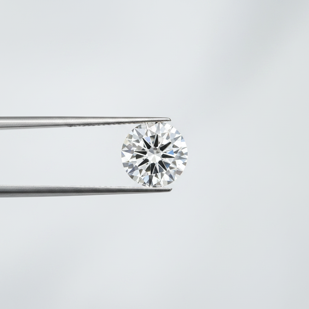 IGI Certified 5.05 Ct E Color VS1 Round CVD Diamond with 11.16mm Diameter