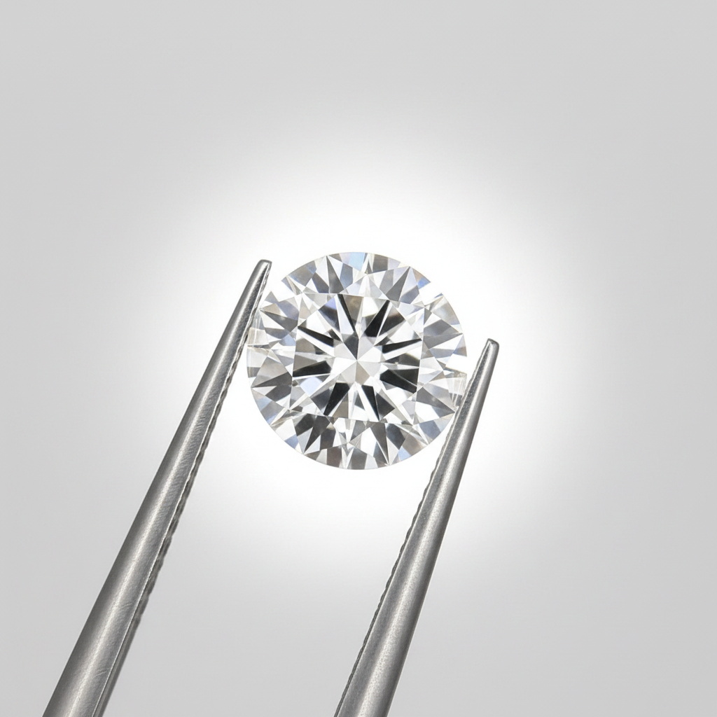 IGI Certified 5.40 Ct D Color VS2 Round CVD Diamond with 11.47mm Diameter