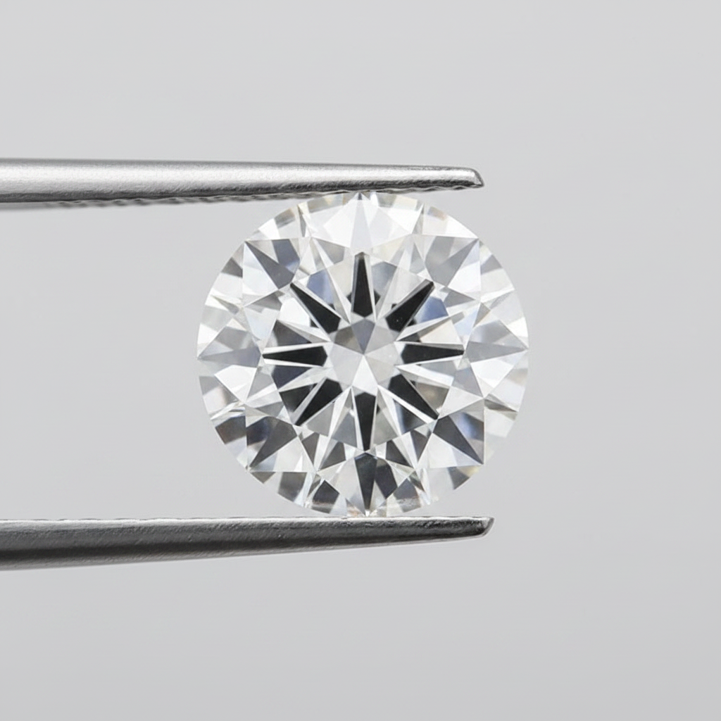 IGI Certified 4.13 Ct D Color VVS2 Round CVD Diamond with 10.31mm Diameter
