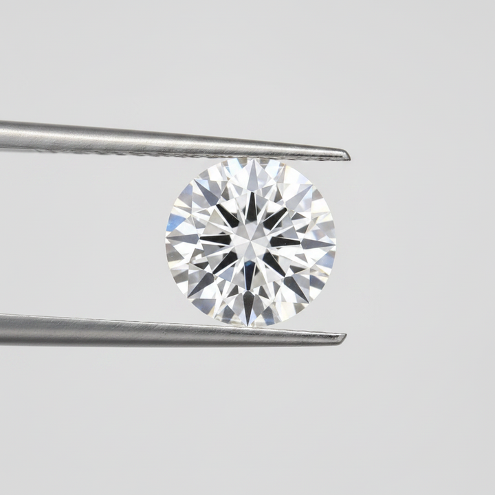 IGI Certified 3.18 Ct E Color VS1 Round CVD Diamond with 9.53mm Diameter