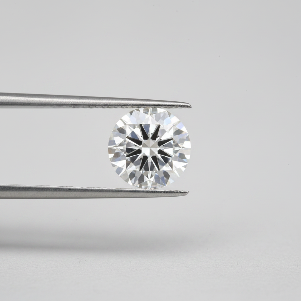 IGI Certified 5.01 Ct E Color VVS2 Round CVD Diamond with 11.03mm Diameter