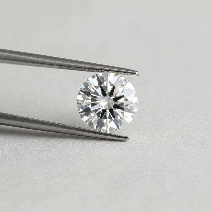 IGI Certified 4.16 Ct F Color VS2 Round CVD Diamond with 10.43mm Diameter