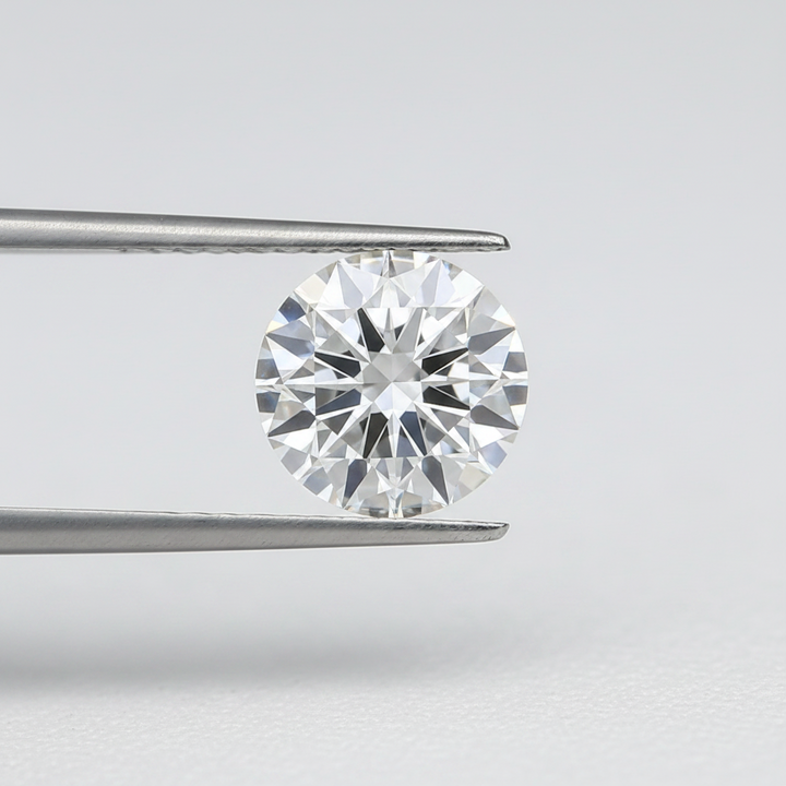 IGI Certified 3.21 Ct D Color VVS1 Round CVD Diamond with 9.50mm Diameter