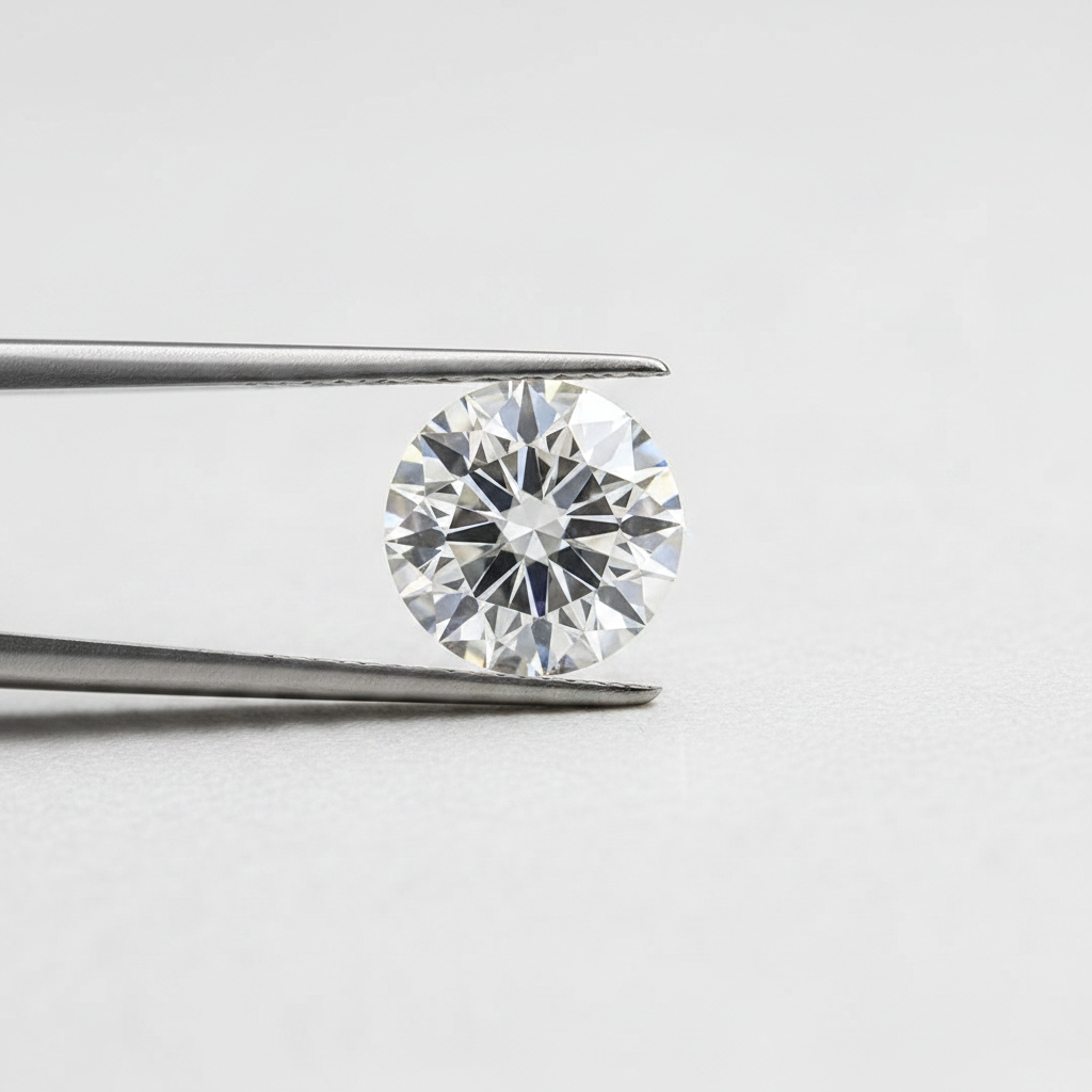 IGI Certified 3.02 Ct E Color VS2 Round CVD Diamond with 9.19mm Diameter