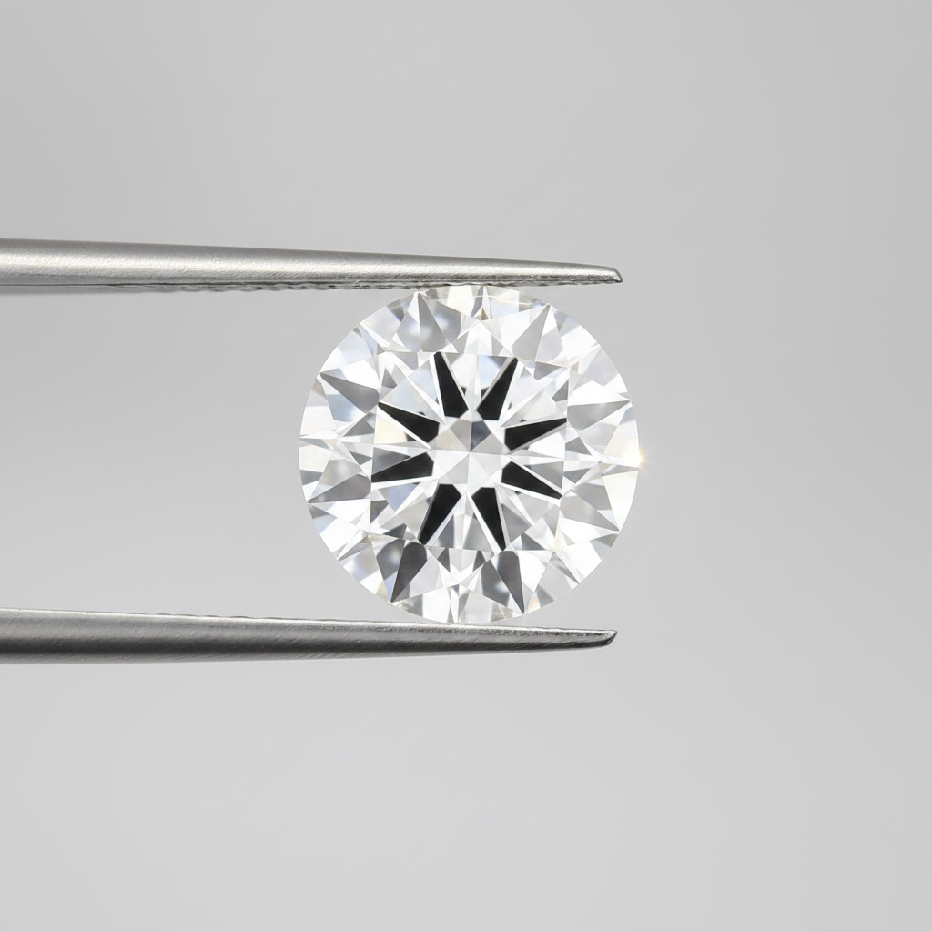 IGI Certified 6.01 Ct F Color VS1 Round CVD Diamond with 11.67mm Diameter