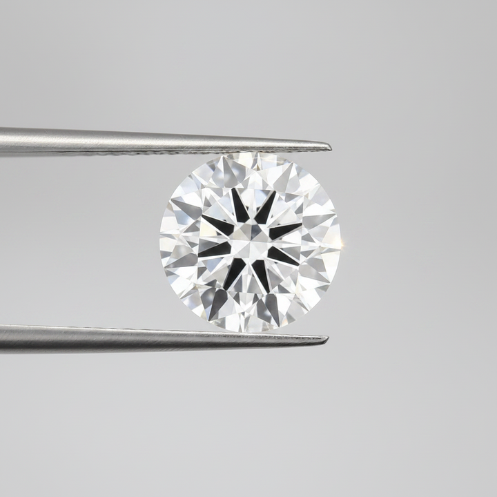 IGI Certified 6.01 Ct F Color VS1 Round CVD Diamond with 11.67mm Diameter