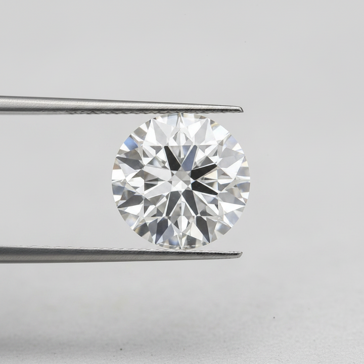 IGI Certified 3.01 Ct F Color VS1 Round CVD Diamond with 9.16mm Diameter