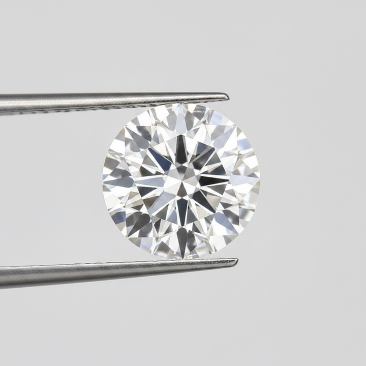 IGI Certified 3.02 Ct F Color VS1 Round CVD Diamond with 9.34mm Diameter