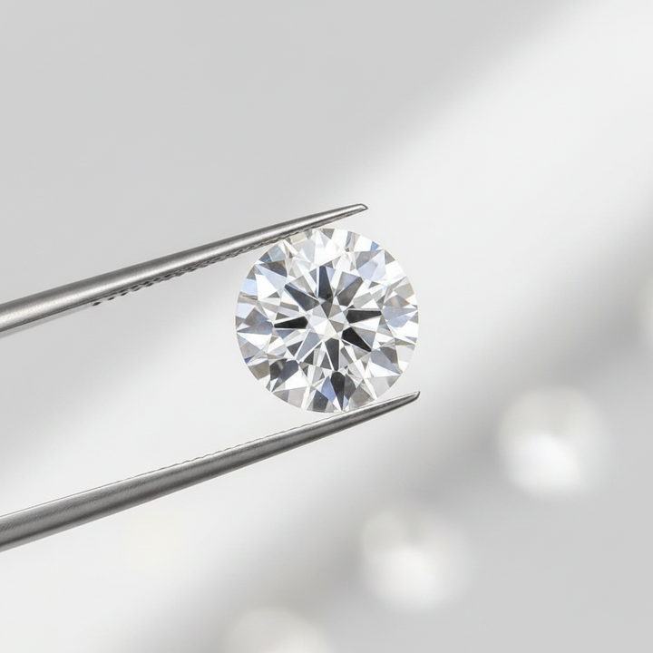 IGI Certified 3.09 Ct D Color VS2 Round CVD Diamond with 9.40mm Diameter