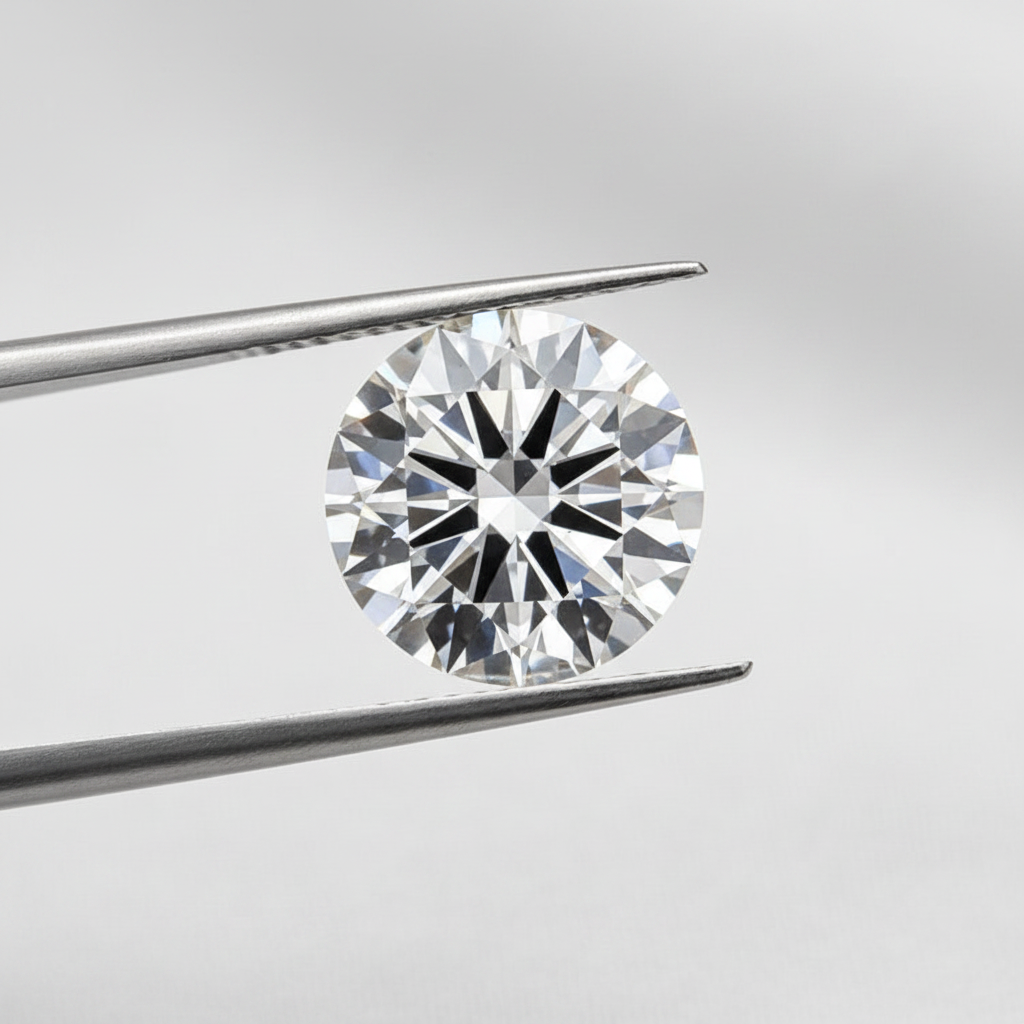 IGI Certified 4.02 Ct D Color VS1 Round CVD Diamond with 10.22mm Diameter