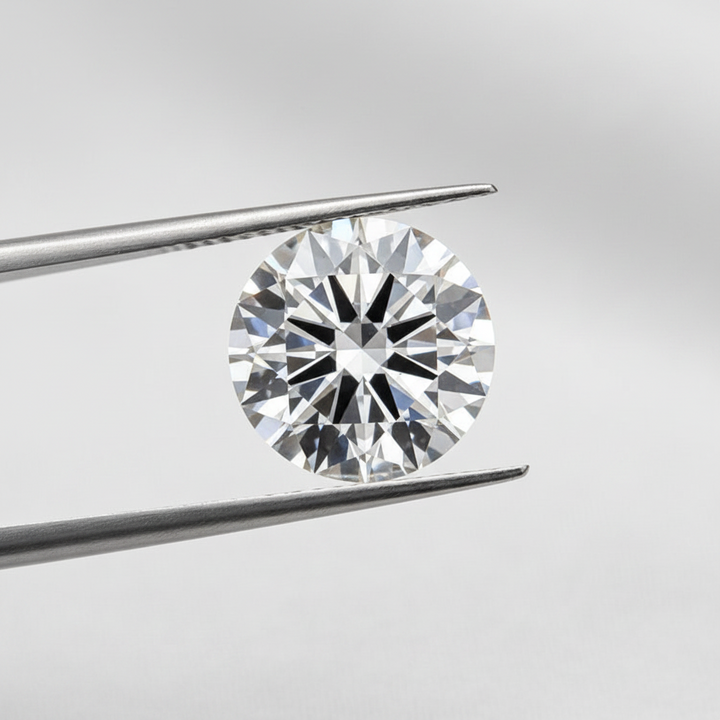 IGI Certified 4.02 Ct D Color VS1 Round CVD Diamond with 10.22mm Diameter