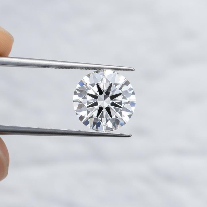 IGI Certified 10.09 Ct F Color VVS2 Round CVD Diamond Report 772684611