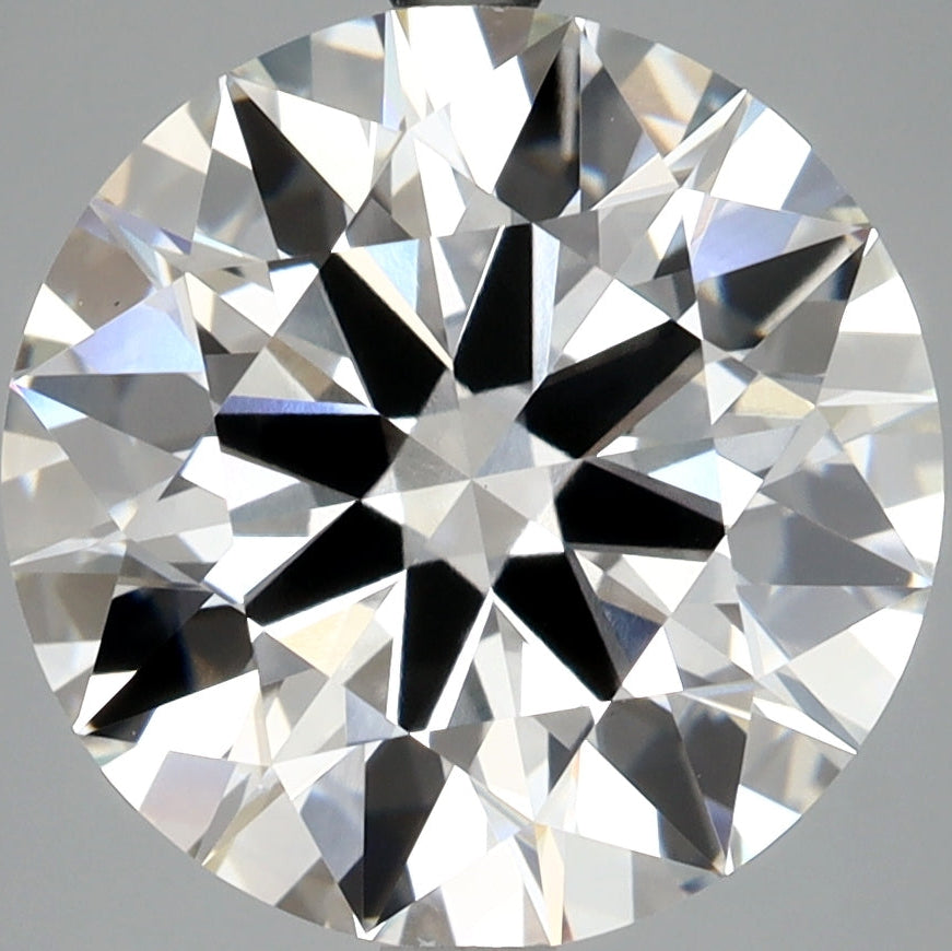 IGI Certified 7.02 Ct F Color VS1 Round CVD Diamond with 12.42mm Diameter
