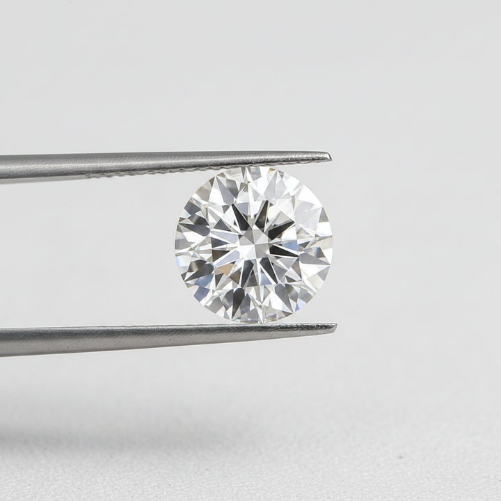 IGI Certified 3.07 Ct D Color VVS1 Round CVD Lab Grown Diamond
