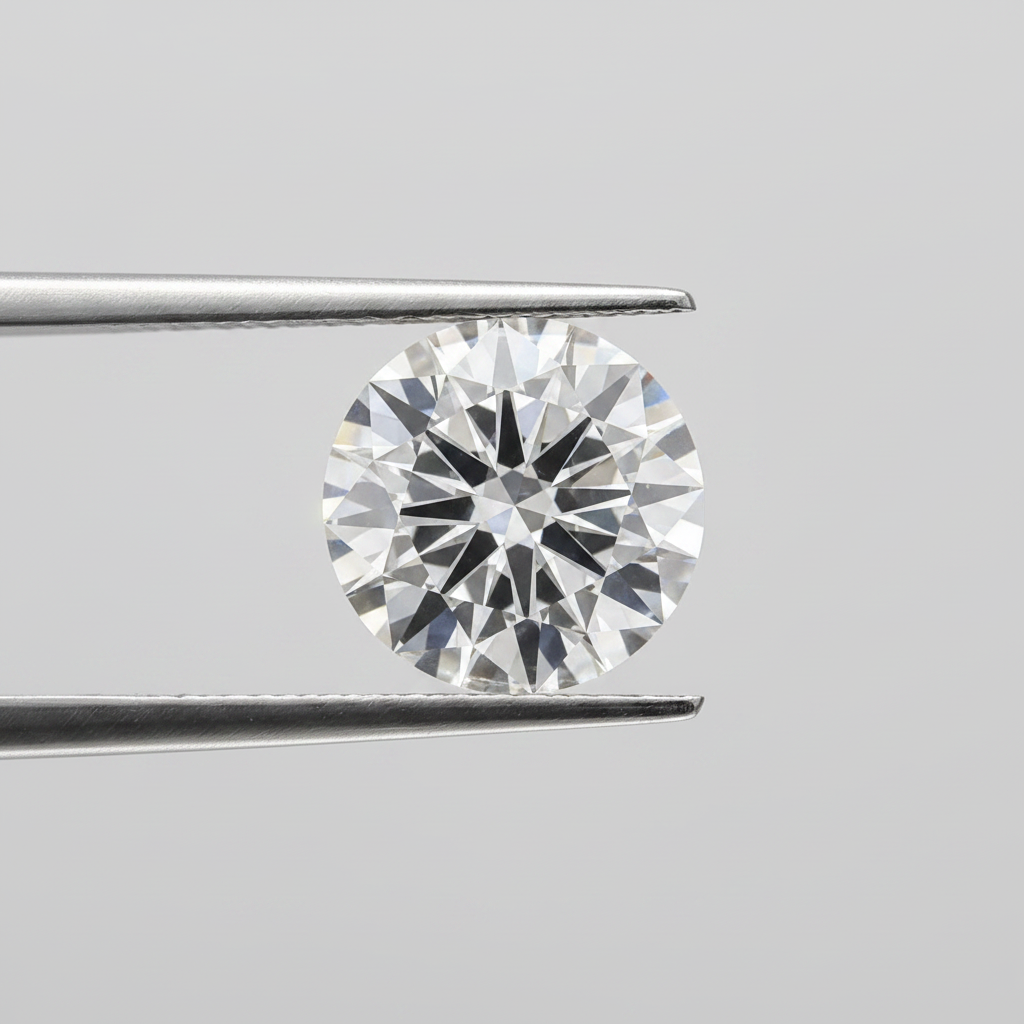 IGI Certified 3.00 Ct E Color VVS2 Round CVD Diamond with 9.51mm Diameter