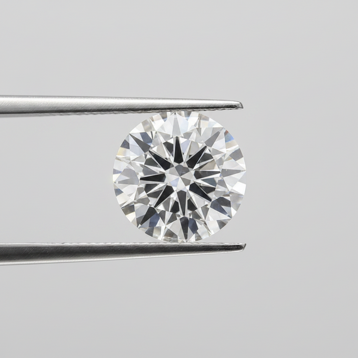 IGI Certified 3.00 Ct E Color VVS2 Round CVD Diamond with 9.51mm Diameter